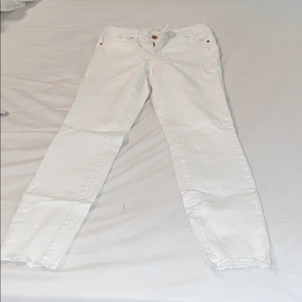 Jessica Simpson white jeans